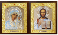 Пара Вседержитель Казанская   17,5/19,5см