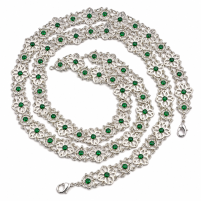 ЛАНЦЮГ для священників  №8 Нікель Сріблення Silver Plated 59см 
