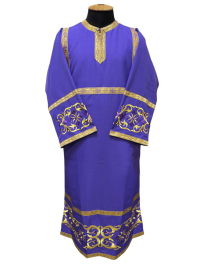 СТИХАРЬ   Фіолетовий   д140см    Габардин   Вишивка    