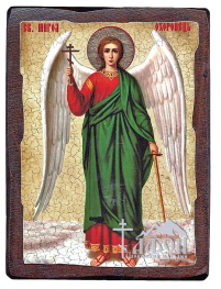 АНГЕЛ ХРАНИТЕЛЬ   ↕17см ↔13см Дерево Литография