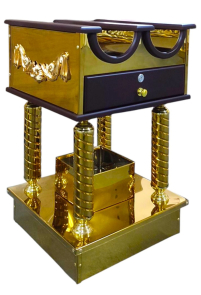 ЯЩИК для СВІЧОК на 2 відділа з огарочницею та шуфлядою  ↑74см ↔46см ↕48см  МДФ Булат