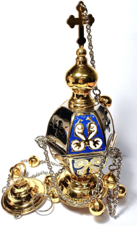 КАДИЛО   ↕61см ↑26см ↔9см   Комбіноване Емаль Україна 