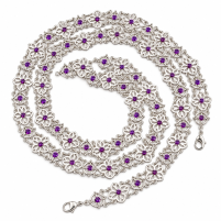 ЛАНЦЮГ для священників  №8 Нікель Сріблення Silver Plated 59см 