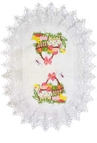 НАКИДКА ДЛЯ КОРЗИНИ   Пасхальна  ↕60см ↔42см