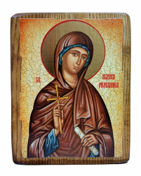 КСЕНИЯ РИМЛЯНКА ↕17см ↔13см  Дерево Литография