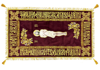 Плащаниця СПАСИТЕЛЬ   Бордова 70/125см Оксамит Вишивка 