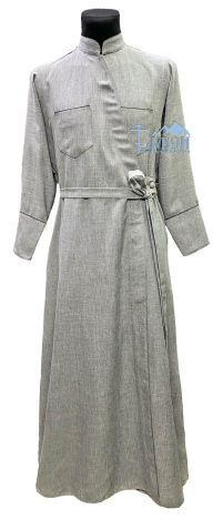 Підрясник грецький   Сірий 58р   Габардин-льон  Кант чорний