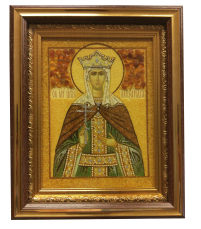 ОЛЕКСАНДРА   ↕27см ↔21.5см Бурштин