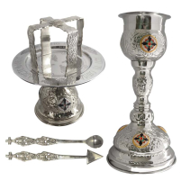 ЕВХАРИСТИЧЕСКИЙ НАБОР   250мл  Никель Греция   (830N)