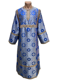 СТИХАРЬ   Синій   д130см   Парча   