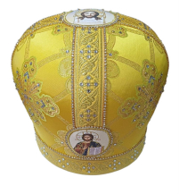 МИТРА   Жовта   Розмір 56   Парча   