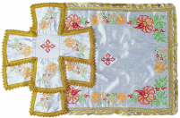 ПОКРОВЦЫ, ВОЗДУХ   Белый   1-1,5л   Парча   Вышиивка