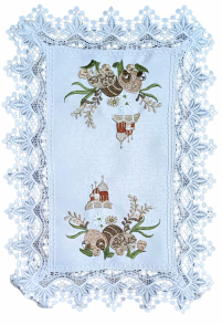 НАКИДКА ДЛЯ КОРЗИНИ   Пасхальна  ↕46см ↔32см