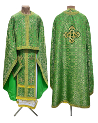 Облачення  Зелене  56р/д145см   Парча "Колещатко"