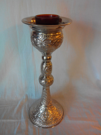 ЛАМПАДА  напрестольная   в39см/ф16см   Латунь Греция