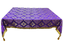 СКАТЕРТИНА   Фіолетова   р1.15/1.25 м   Парча 