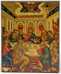 ТАЄМНА ВЕЧЕРЯ   6/5см Дерево Шовкографія Сусальне золото