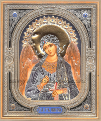 Літографія  18/15см  ЯНГОЛ ОХОРОНЕЦЬ  Церковнослов'янська  мова 