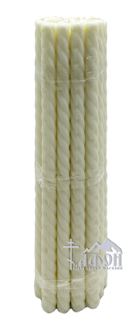 1кгСвечи   БЕЛЫЕ Парафиновые Спиральные   Количество-21шт