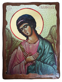 СЕЛАФИИЛ АРХАНГЕЛ   ↕23см ↔17см Дерево Литография