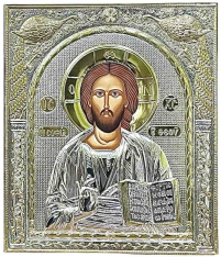 ВСЕДЕРЖИТЕЛЬ   ↕25см ↔21см МДФ Шовкографія PVD(срібло) Греція