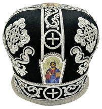 МИТРА   Черная   Размер 60   Габардин Вышивка 