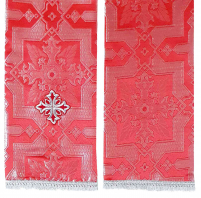 ЗАКЛАДКА для ЄВАНГЕЛІЄ Червона 17/145см Парча 