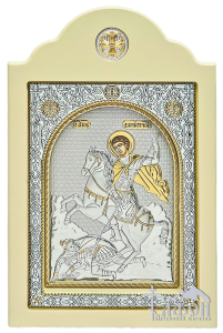 ДМИТРО СОЛУНСЬКИЙ   ↕25см ↔16см МДФ Шовкографія PVD(посріблення) Греція