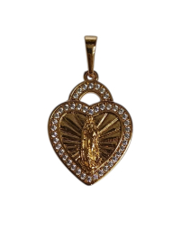 КУЛОН   ↕3 ↔1.8 см   Медичний сплав "Серце"