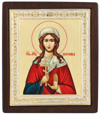 ВЕРОНІКА   ↕22см ↔19см МДФ Шовкографія Срібло Сусальне золото Емаль Греція