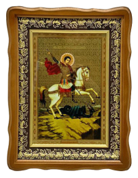 ГЕОРГИЙ ПОБЕДОНОСЕЦ  42/32см   Литография