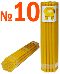 1кгСвечи    100%ВОСКОВЫЕ   №10   Количество - 30шт