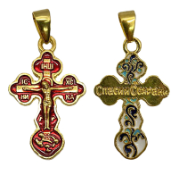 Крестик НАТЕЛЬНЫЙ   ↕2см ↔1.2см  Металический  