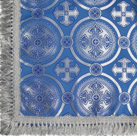СКАТЕРТИНА   Блакитна   ↕100см ↔100см   Парча