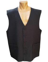 ЖИЛЕТ  р58 Костюмна тканина Вишивка "Грецький хрест"