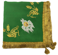 СКАТЕРТИНА   Зелена   р1,50/1,50 м   Габардин