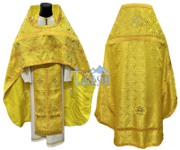 Облачение священника   Желтая   56р/д155см   Парча 