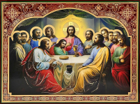 Літографія  24/20см  ТАЄМНА ВЕЧЕРЯ  Укр. мова