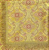 СКАТЕРТИНА   Жовта   ↕63см ↔63см   Парча