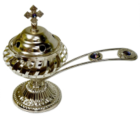 КАДИЛЬНИЦЯ   ↕15см Ø9см   Метал Китай