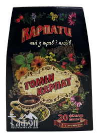 Чай Карпатський ГОМІН КАРПАТ  20 пакетиків 