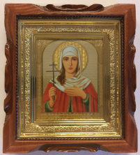 ЛАРИСА   ↕19см ↔17см Дерево Літографія №23