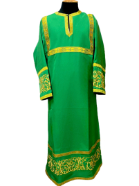 СТИХАРЬ   Зелений   д140см    Габардин   Вишивка    