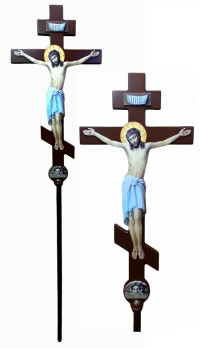 КРЕСТ Выносной   204см/43см   Ольха  МДФ Темно – Коричневый