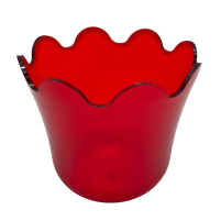 Стакан Червоний   ПЛАСТИКОВИЙ   ↕9,5см  ⌀11см