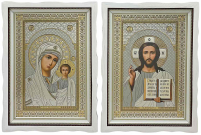 Пара Вседержитель  Казанська   ↕36см ↔26см Літографія   №8822