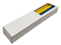 Свечи ПАРАФИНОВЫЕ КОНУСНЫЕ ПРАЗДНИЧНЫЕ   8шт