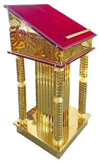 АНАЛОЙ Бічний  ↑123см ↔42см ↕52см Чеканка Оксамит  Сусальне золото (02923)