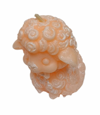 Свічка   ДЕКОРАТИВНА ПАСХАЛЬНА "Ягня"  ↕ 7см  Парафін 