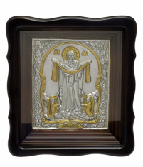 ПОКРОВ ПРЕСВЯТОЇ БОГОРОДИЦІ   ↕22см ↔20.5см Гальваніка